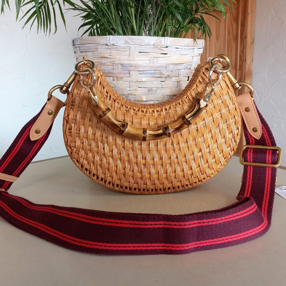 Serpui, the "Joy", Wicker Bag, Light Honey
